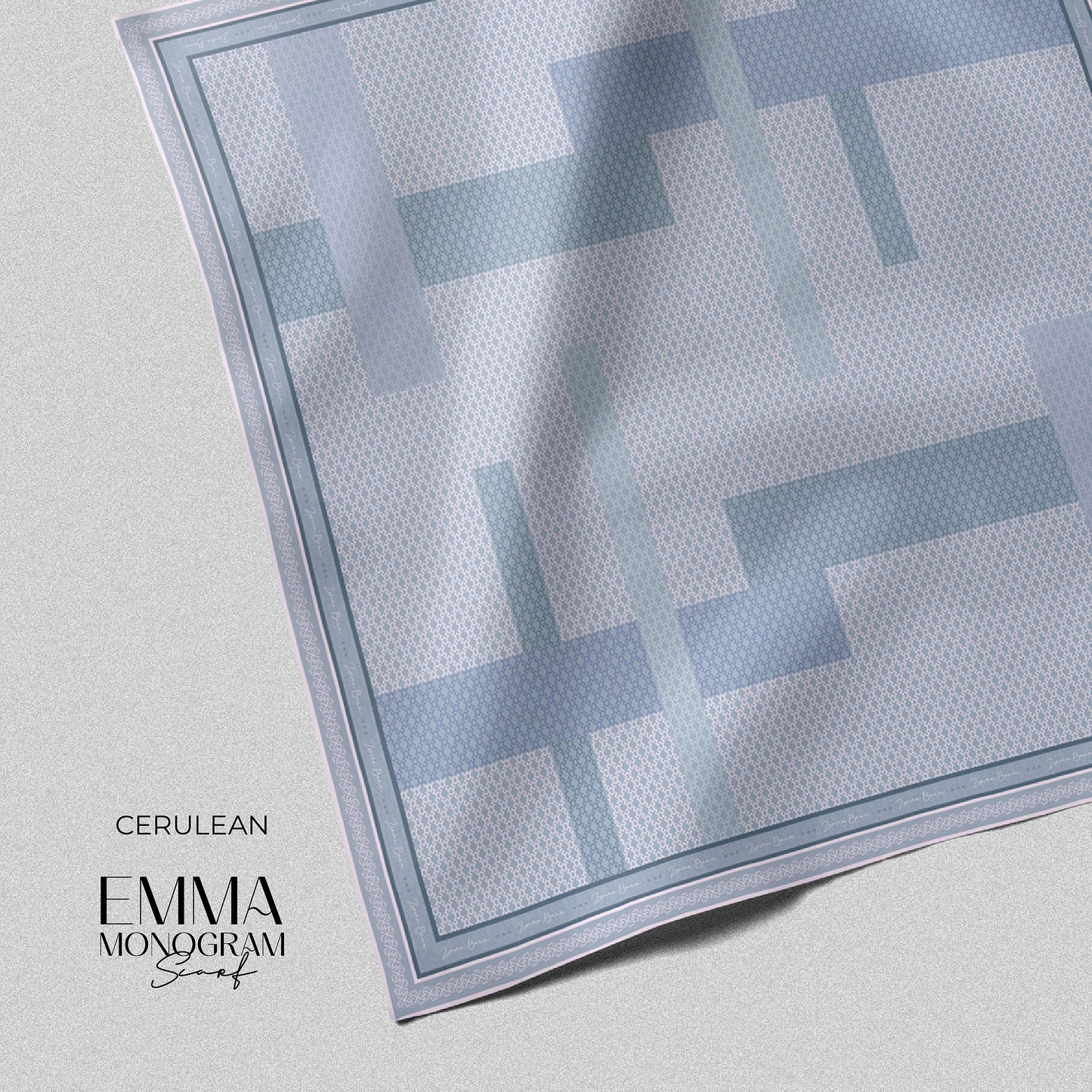 Emma Monogram Scarf