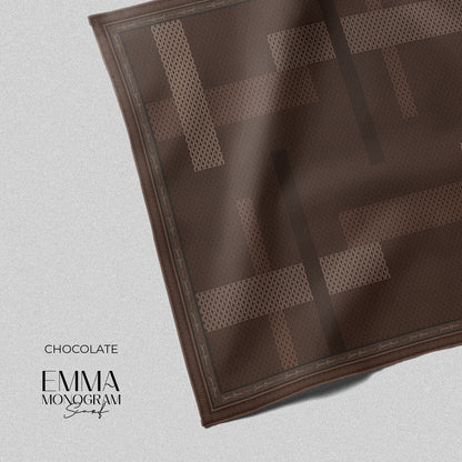 Emma Monogram Scarf