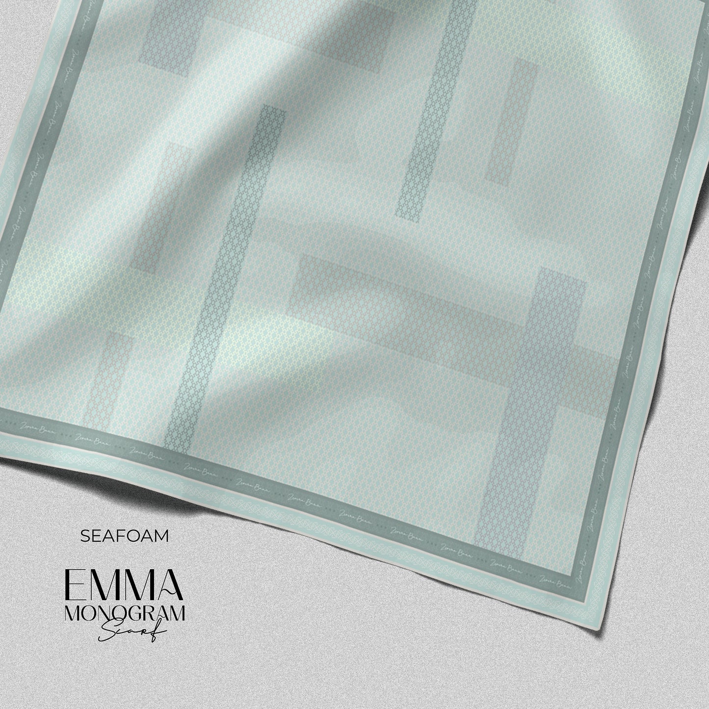 Emma Monogram Scarf