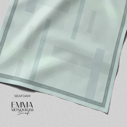 Emma Monogram Scarf