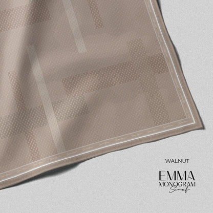 Emma Monogram Scarf